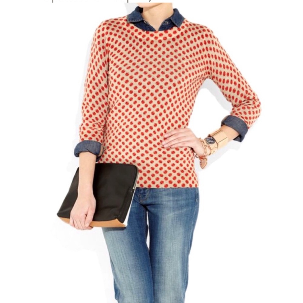 J Crew Tippi Apple Orchard Sweater, Sz S